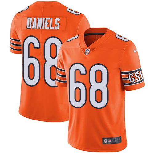 Nike Men & Women & Youth Bears 68 James Daniels Orange Color Rush Limited Jersey,We sell and wholesale Nike Men & Women & Youth Bears 68 James Daniels Orange Color Rush Limited Jersey on line form chian!